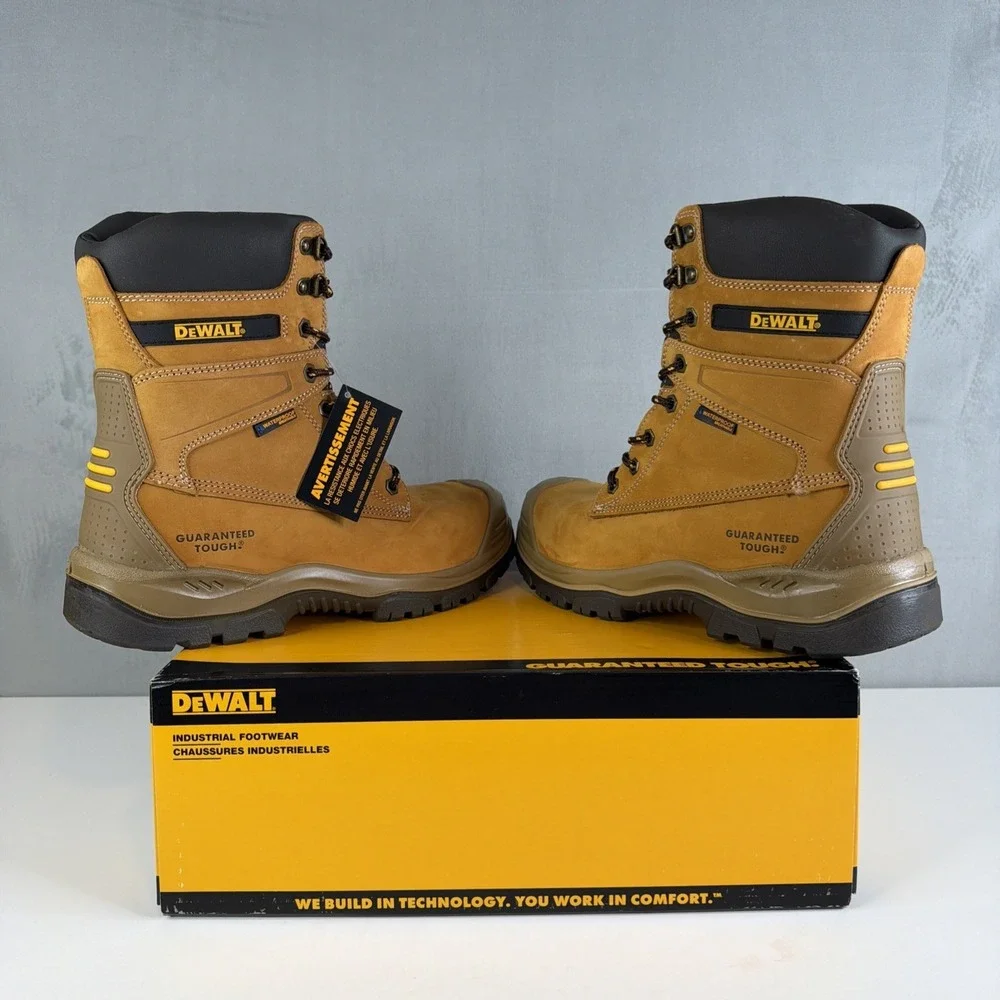 DeWalt Spark 8" Work Boots Mens 11.5W Steel Toe Waterproof New Box - Picture 8 of 10
